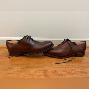 Allen Edmonds Carlyle 9 D Brown Dark Chili Dress Shoes